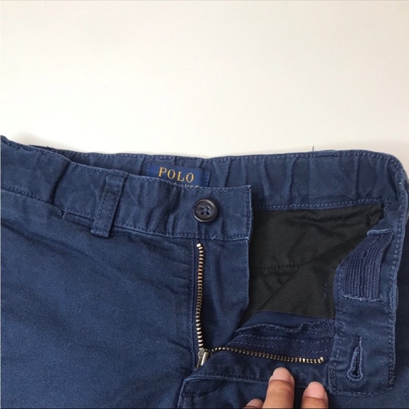 Polo Ralph Lauren Navy Shorts 4T with belt - Picture 6 of 6